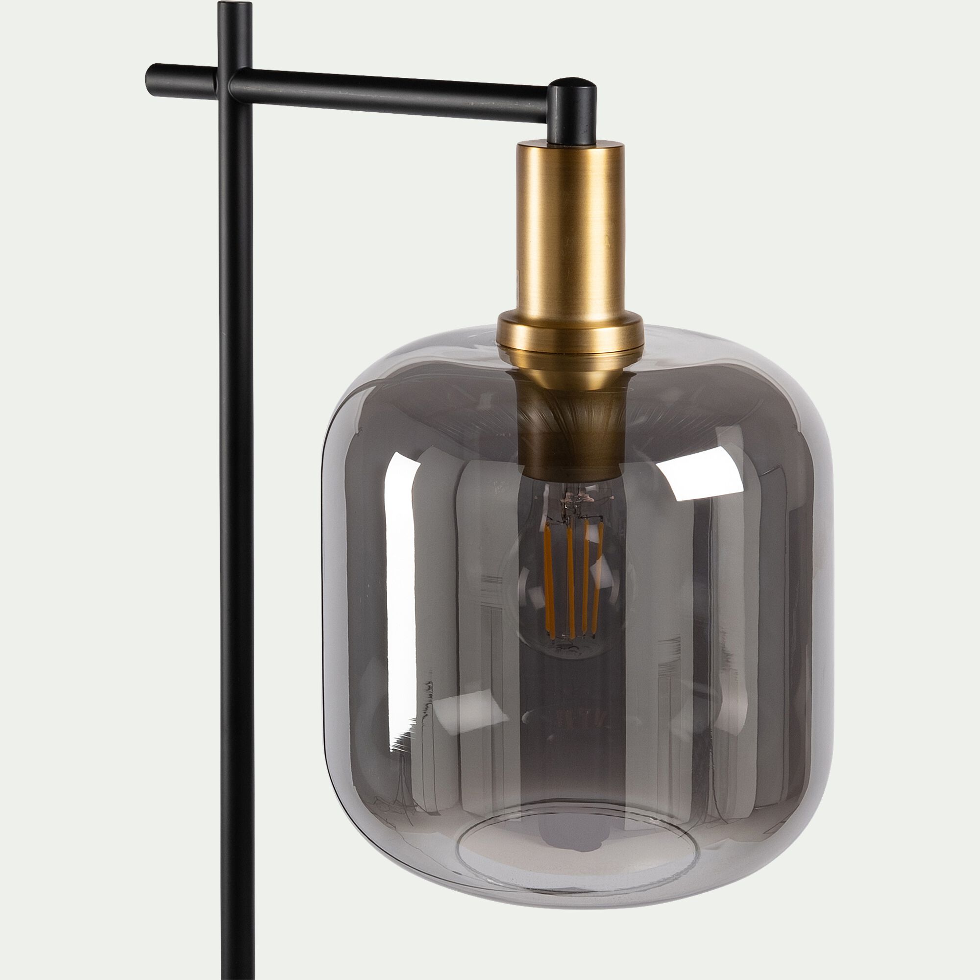 JOANET - Lampadaire en acier - noir