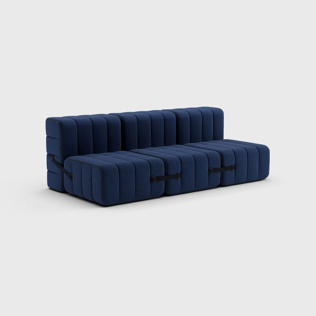 Curt-Set 6 - e.g. Flexibele 3-zitter - Jet - 6098 (Donkerblauw)