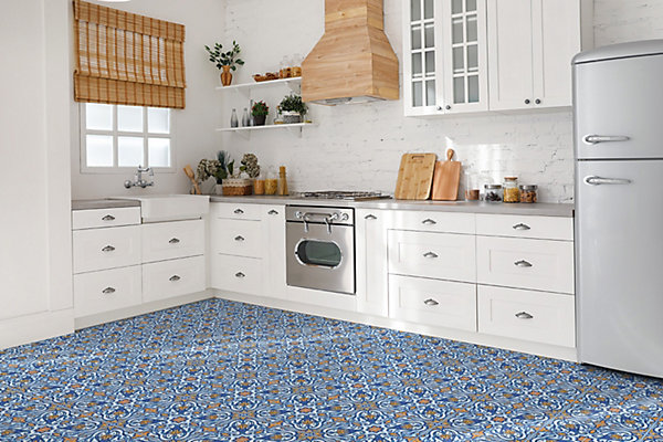 Carreaux vinyle Tulup 30x30 cm Décoration traditionnelle 9 pcs