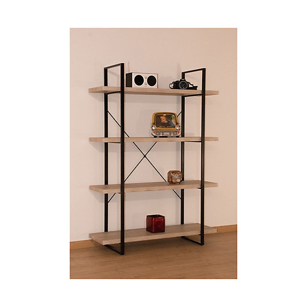 Etagère industrielle SHELVES4 niveauxBois et métalDesign loft tendance