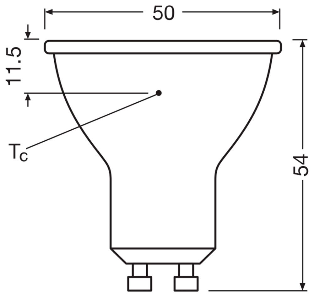 SPOTPÆRER OSRAM LED PAR16 GU10 350LM 3,7W 4000K DIMBAR