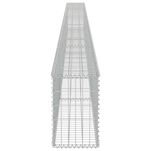 NNEVL Gabion Wall with Covers Galvanised Steel 600x30x50 cm