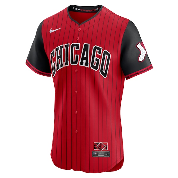 Chicago White Sox Nike 2025 City Connect Elite Jersey - Red/Black