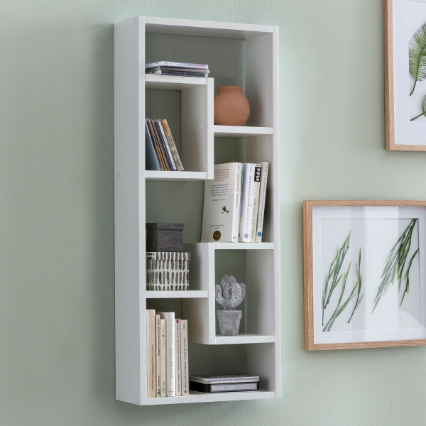 FineBuy Półka ścienna płyta meblowa biały 36 cm