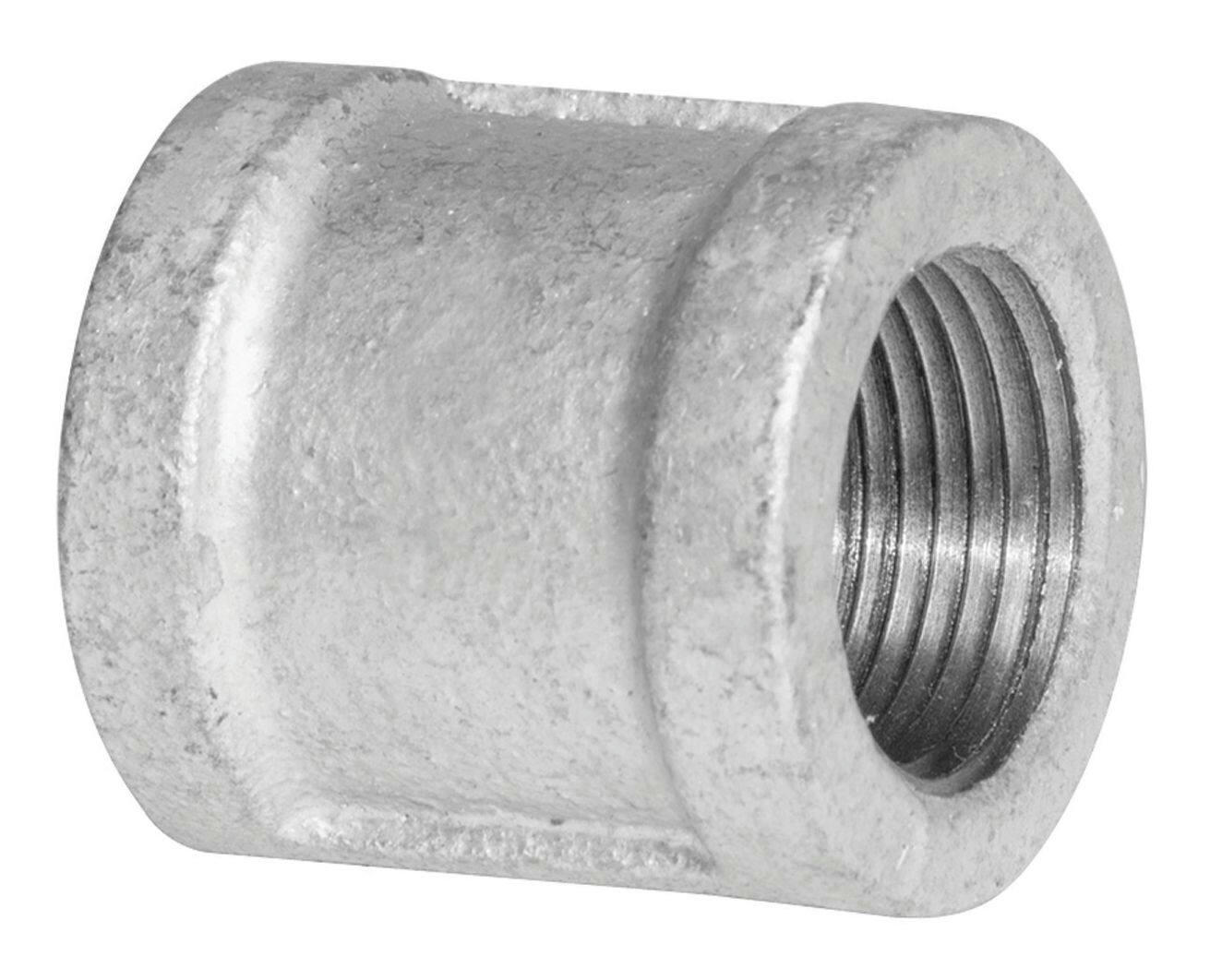 Aqua-Dynamic Galvanized Iron Fitting Coupling, Male Pipe Thread, 1-in