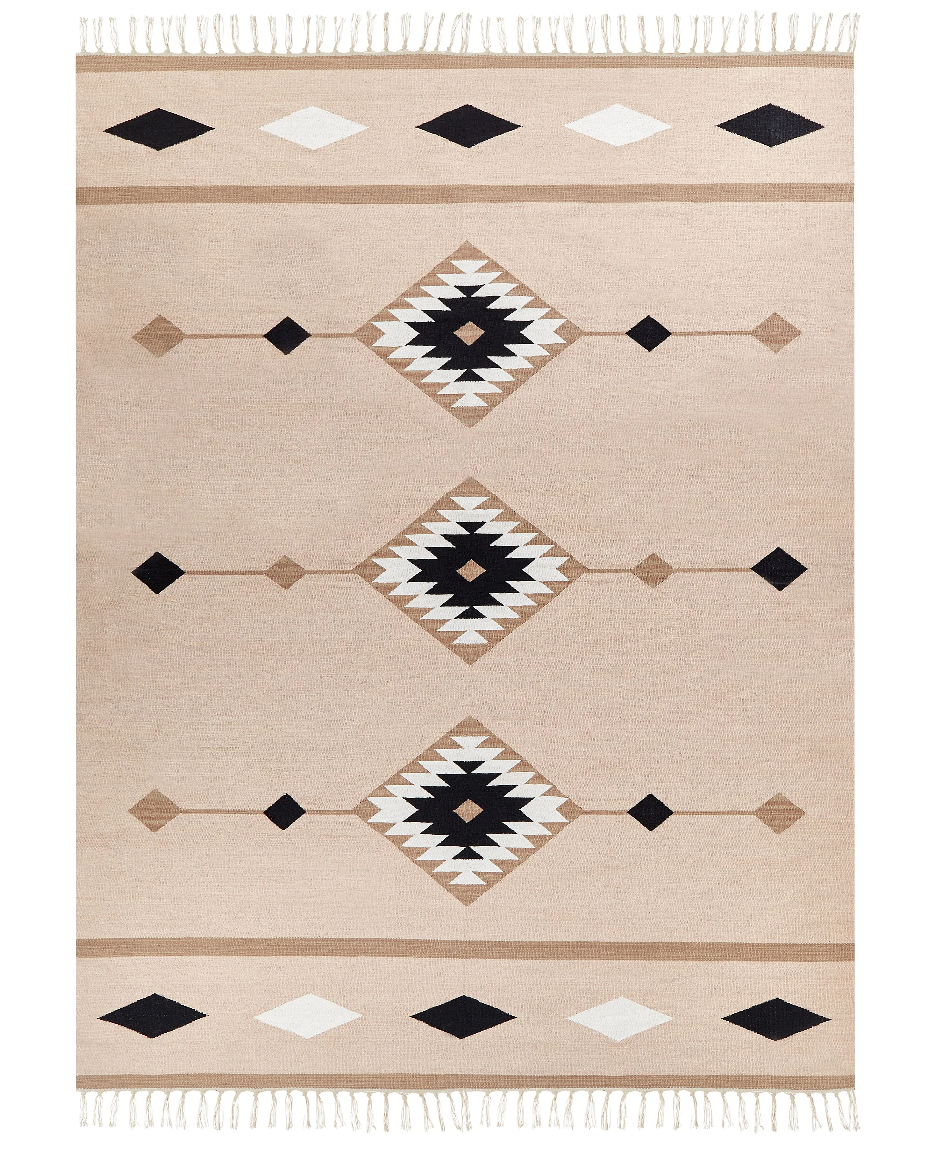 Rug BERDIK Multicolour 160 x 230 cm Cotton Kilim