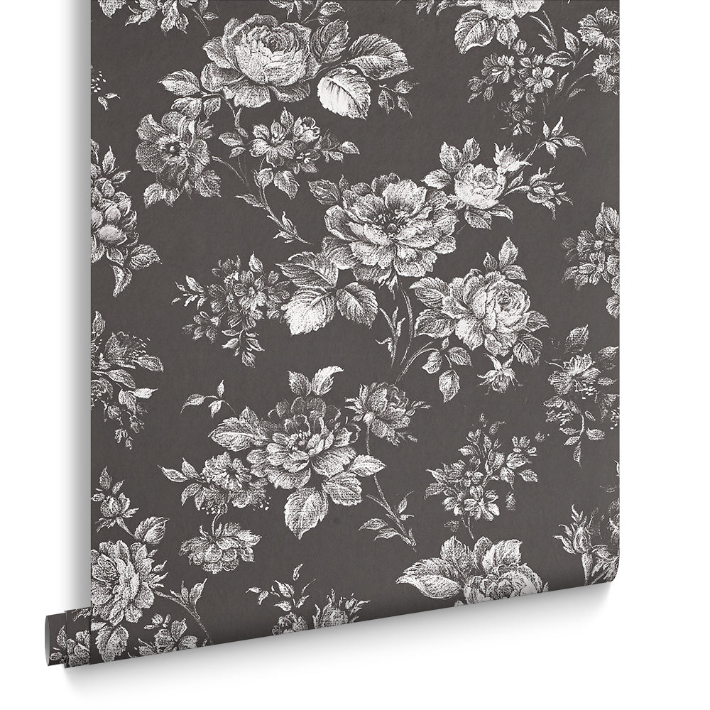 Graham & Brown Vliesbehang - Muse Noir - 10mx52cm