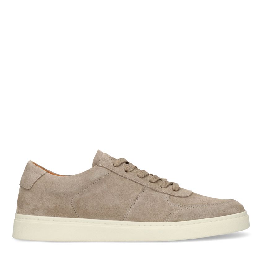 Manfield Beige suède sneakers