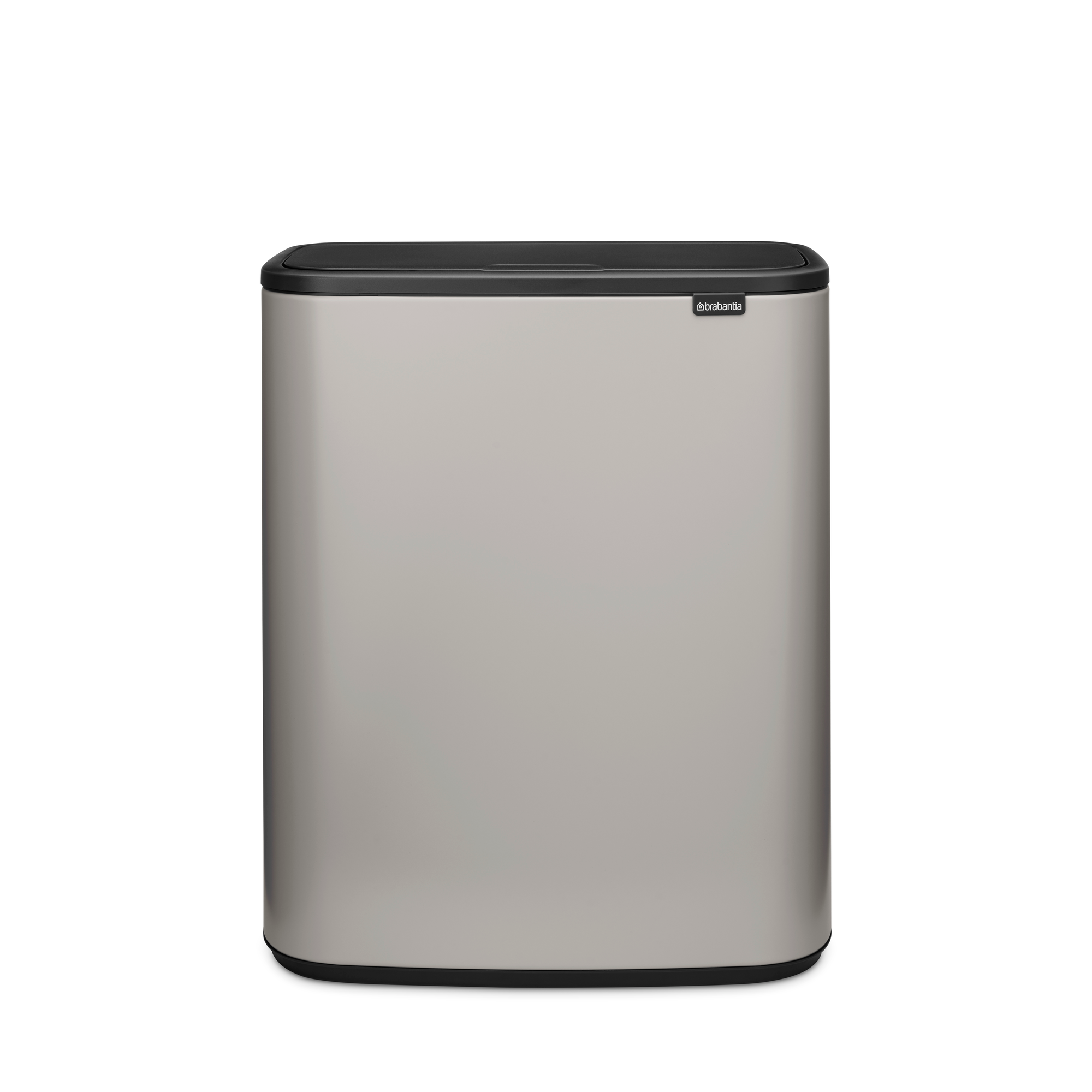 Brabantia Bo Touch Bin, met 1 binnenemmer, 60 liter - Soft Grey