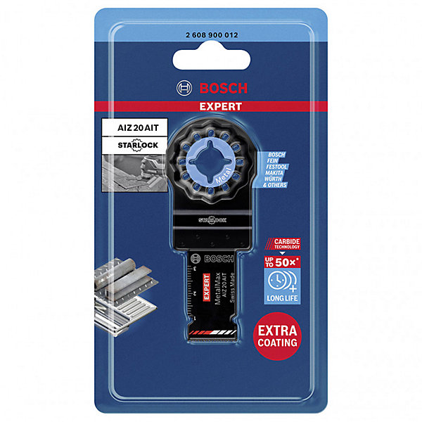 Lame de scie oscillante Starlock Carbure Metalmax AIZ20AIT - BOSCH EXPERT - 2608900012