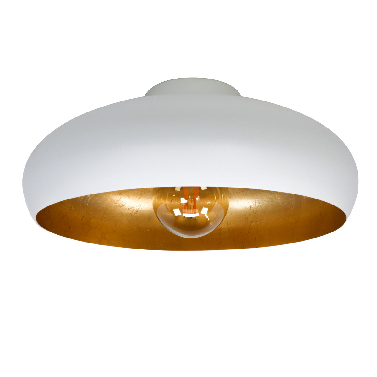 EGLO plafondlamp Mogano - e27 - ø 40 cm - wit/goud