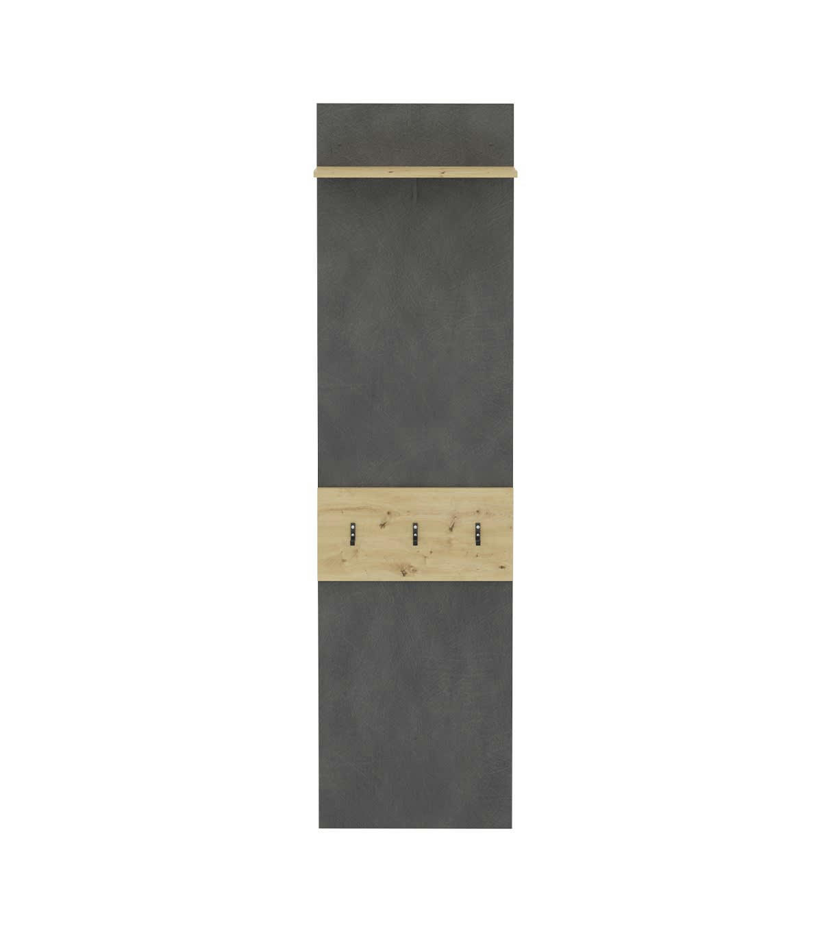 VERONA 3 - Penderie d'entrée 1 étagère 3 patères - H188 cm