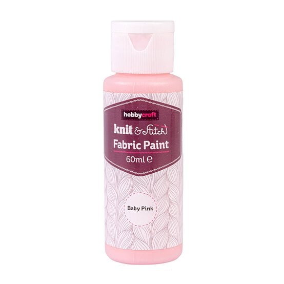 Baby Pink Fabric Paint 60ml