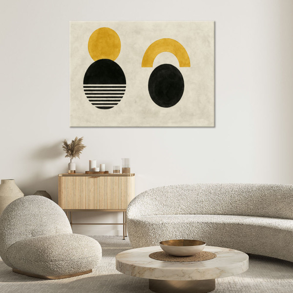Feeby Obraz do salonu sypialni, Abstrakcja Geometryczna Minimalizm 60x40