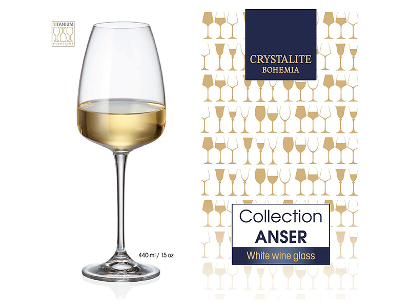 Kieliszek do białego wina 440 ml Anser