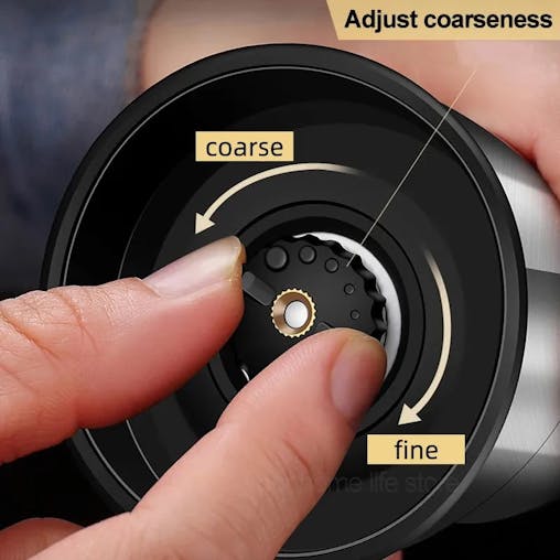 NNEOBA 2-in-1 Stainless Steel Pepper Grinder Double-Head Manual Spice Mill Silver