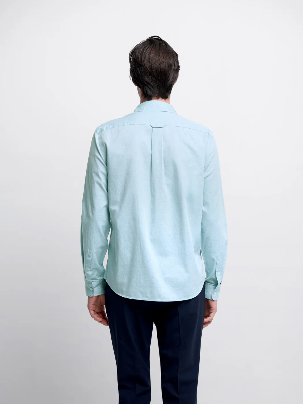 Chemise slim en coton chiné