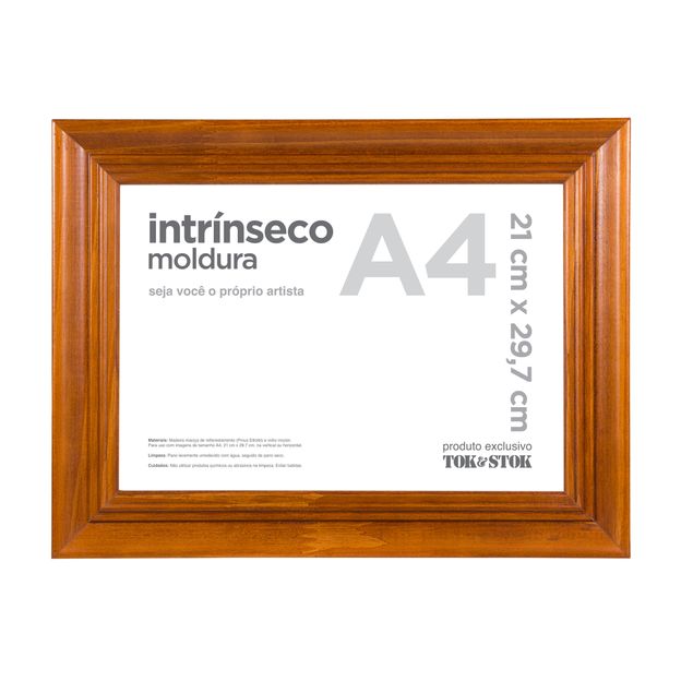 MOLDURA INTRÍNSECO A4 21 CM X 29 CM