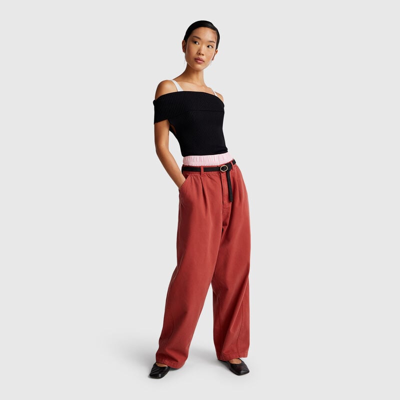 Bardot neck sweater