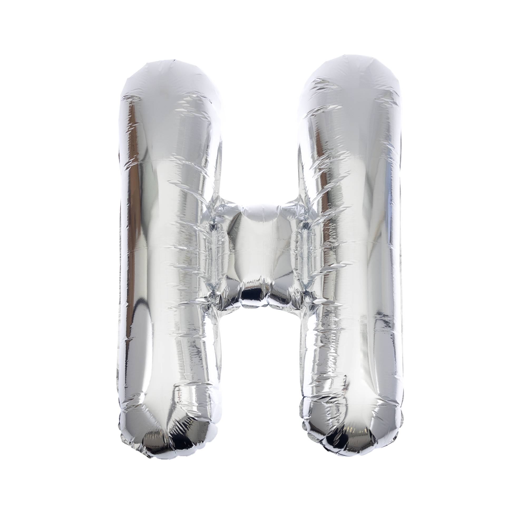 Extra Large Silver Foil Letter H Balloon