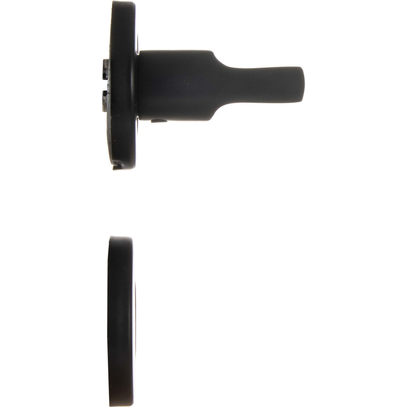 Poignée de porte 211 avec rosace et entrée noire LINEA BERTOMANI