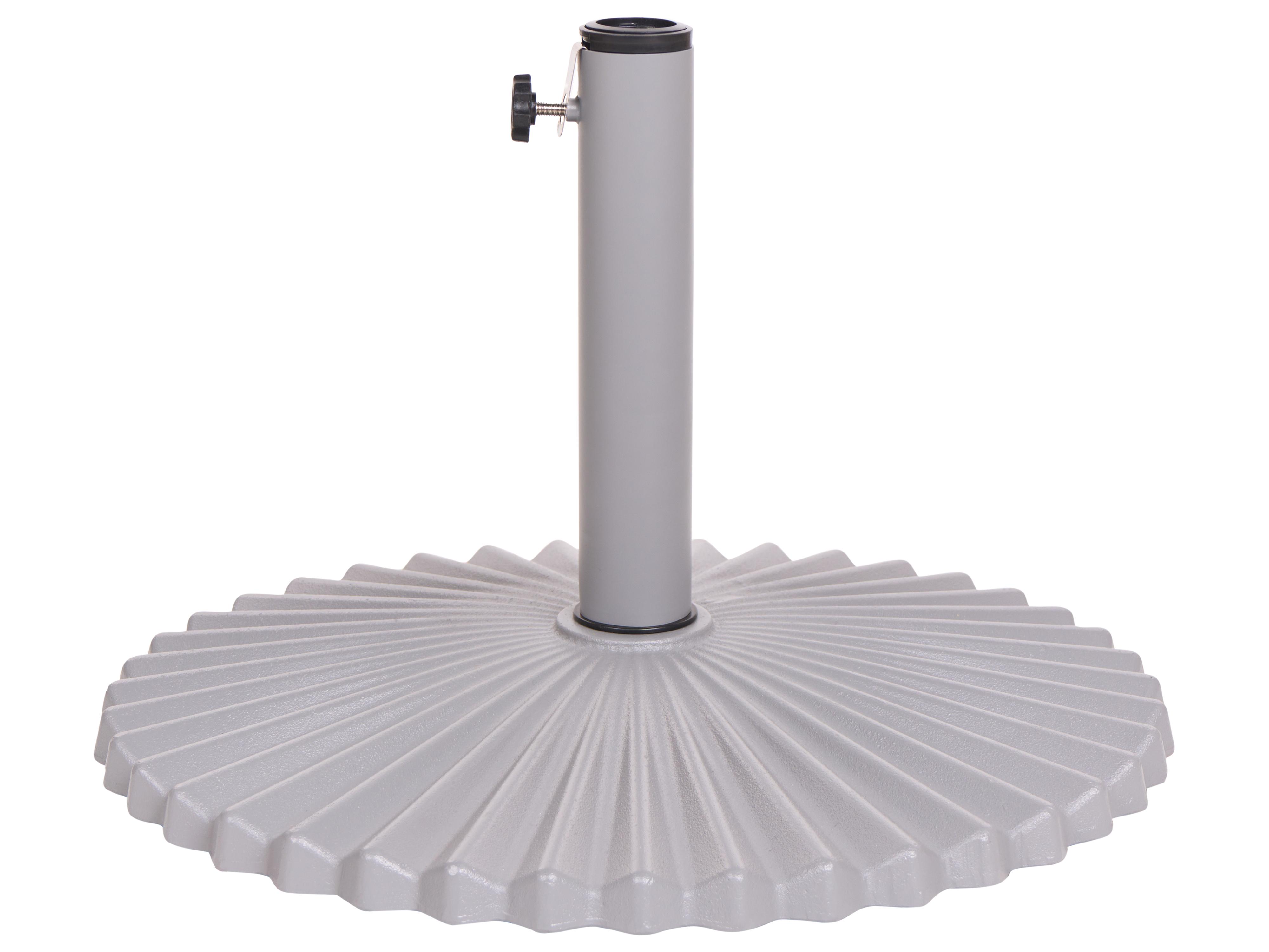 Parasol Base CAREZZA Grey Round 21 kg