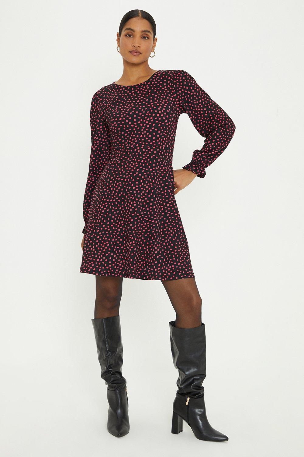 Dorothy Perkins Pink Spot Mini Dress