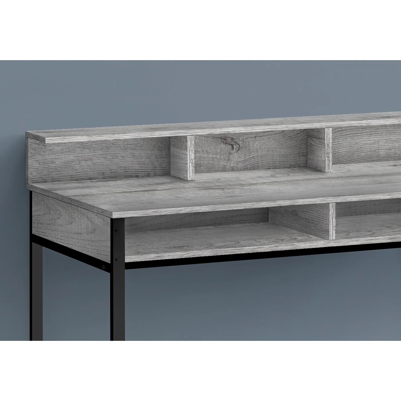 Computer Desk, Home Office, Standing, Storage Shelves