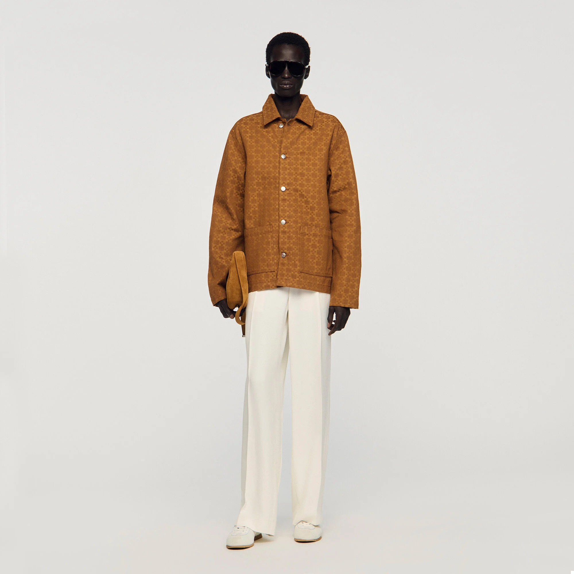 Blouson en denim Square Cross