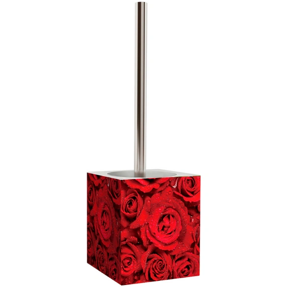 Bad-Accessoire-Set »Rosen«, Rot, Rechteckig