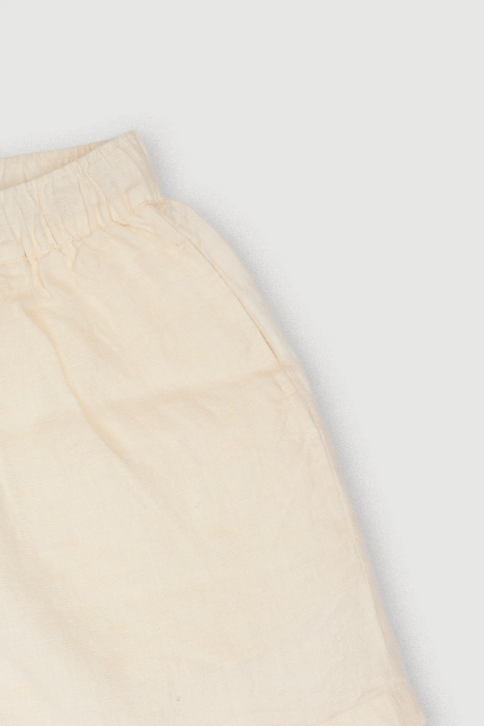 Re-Worn Womens Linen Relaxed Short