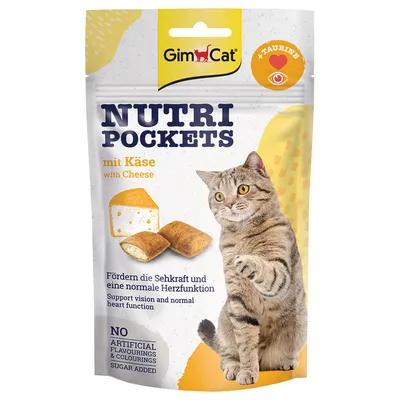 GimCat Cheese Nutri Pockets