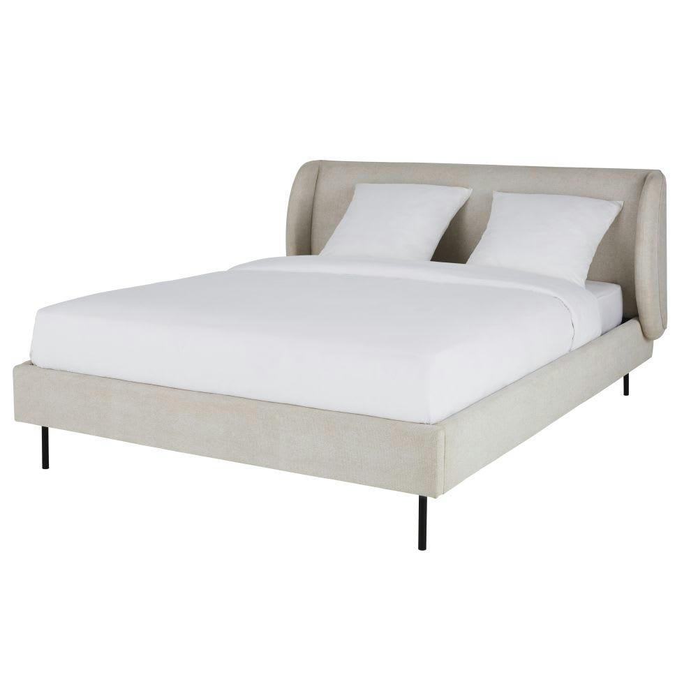 Harmile - Lit 160x200 avec sommier à lattes