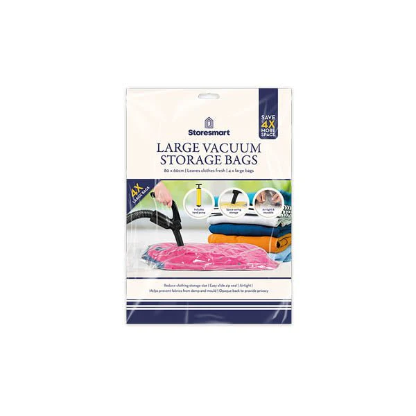 Storesmart Large Vacuum Storgae Bags 4 P