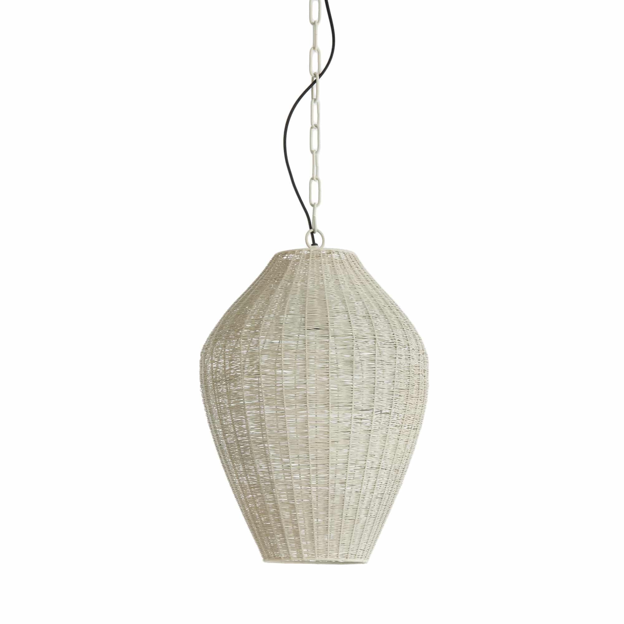 Light & Living hanglamp Arriate - wit - Ø33cm