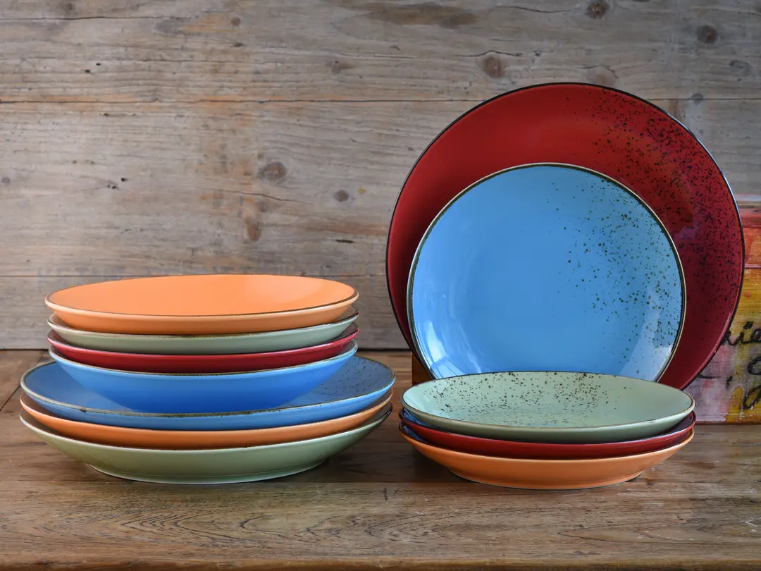 Geschirrset 12-teilig Mediterran