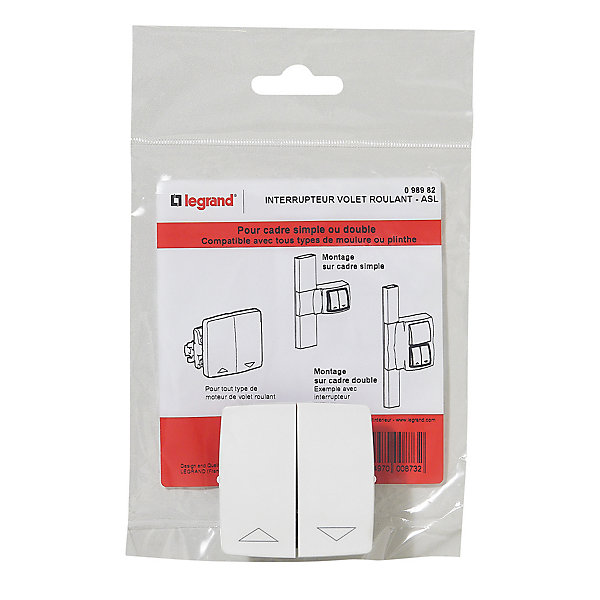 Interrupteur pour volets roulants Legrand