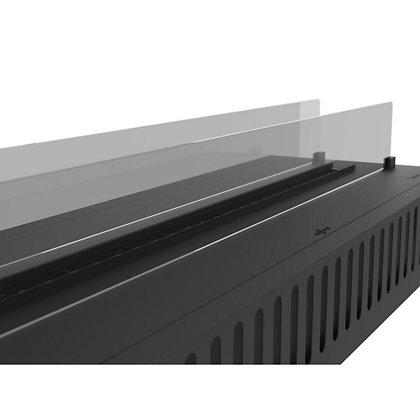 Cheminée à vapeur encastrable Invapo Insert 1200, Flammes multicolores, effet 3D et contrôle par app, réservoir de 2,4 l - 120 cm