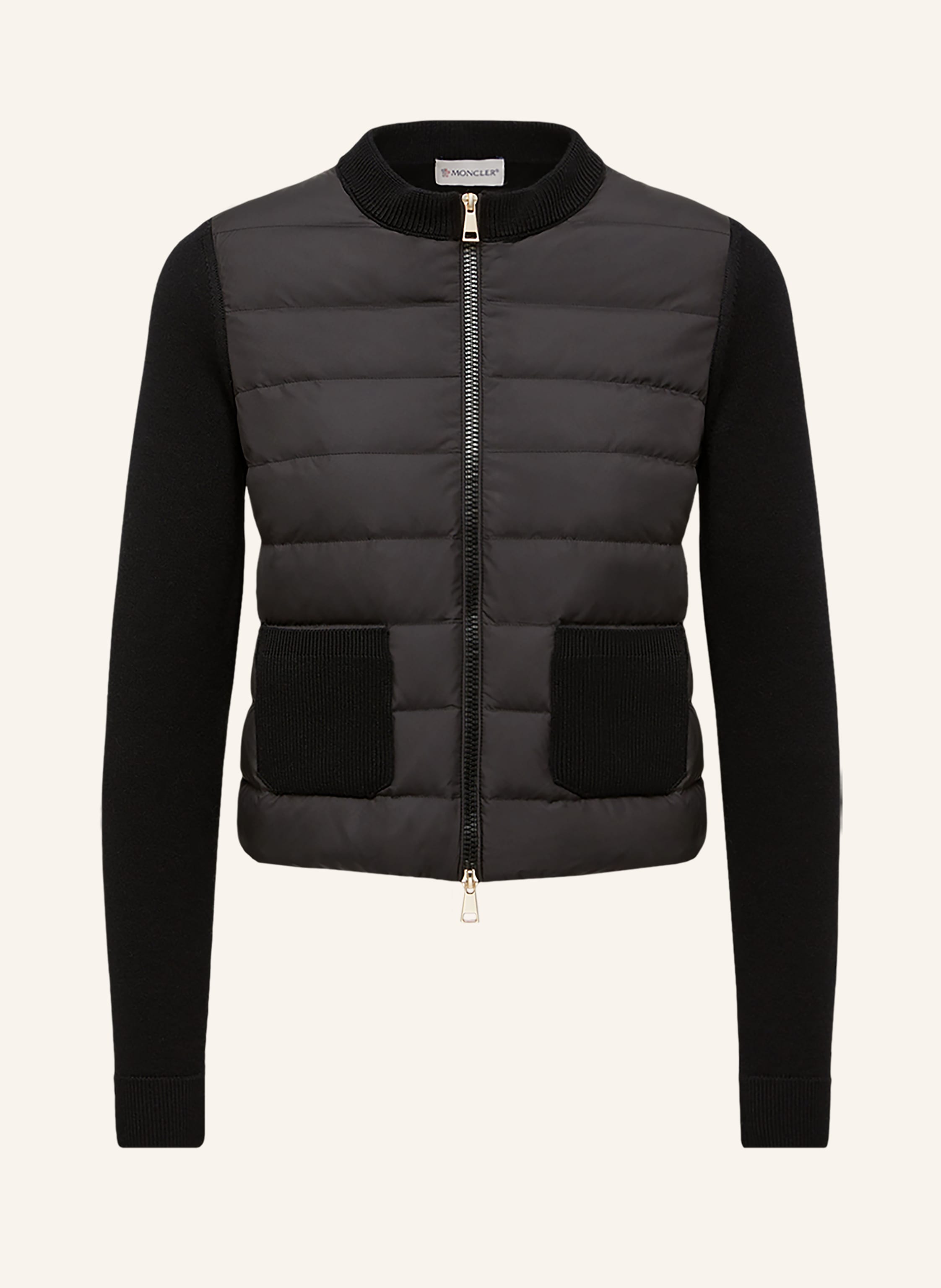 MONCLER Daunenjacke im Materialmix