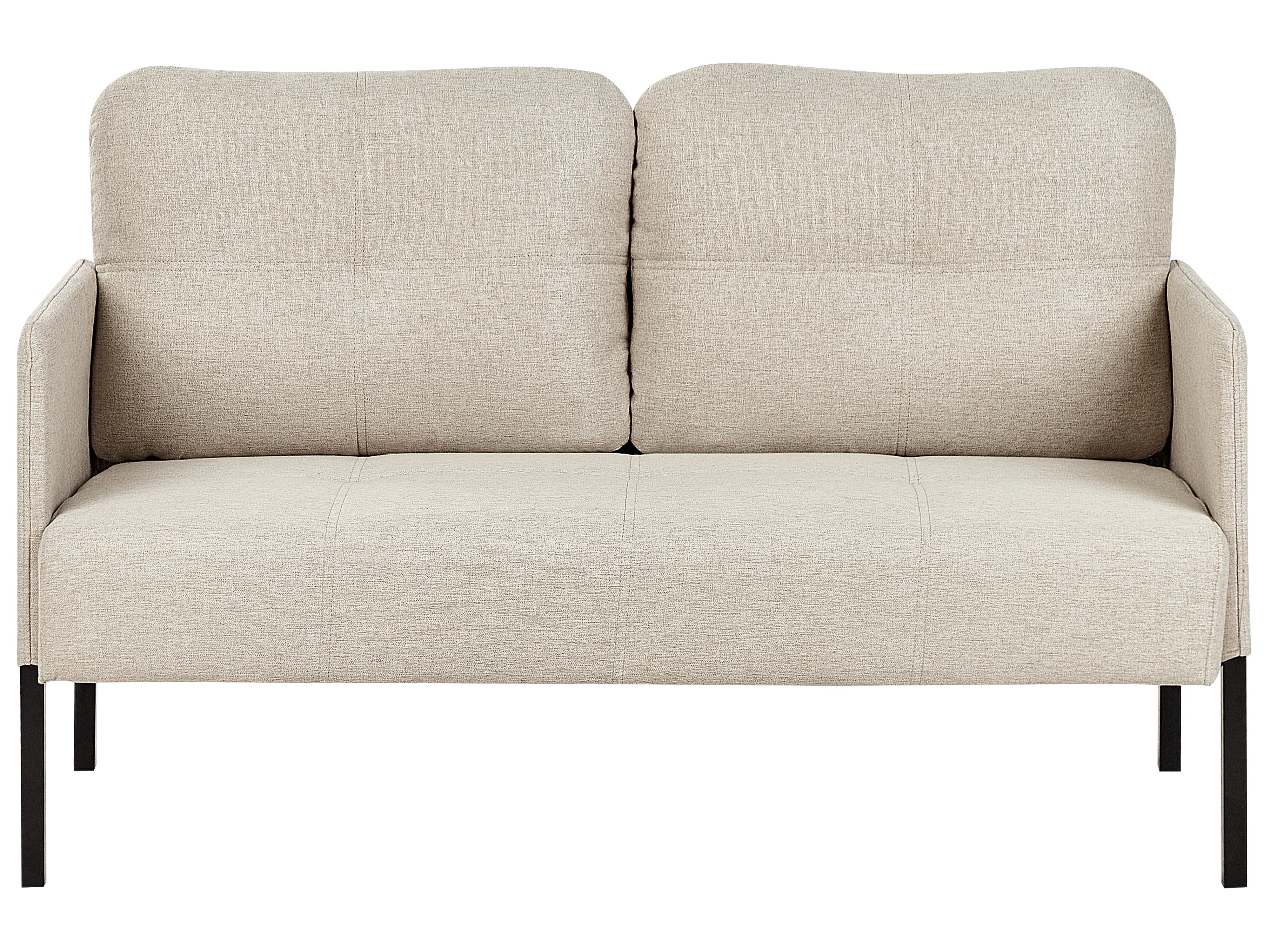 Sofa 2 Seater LAHTI Fabric Light Beige