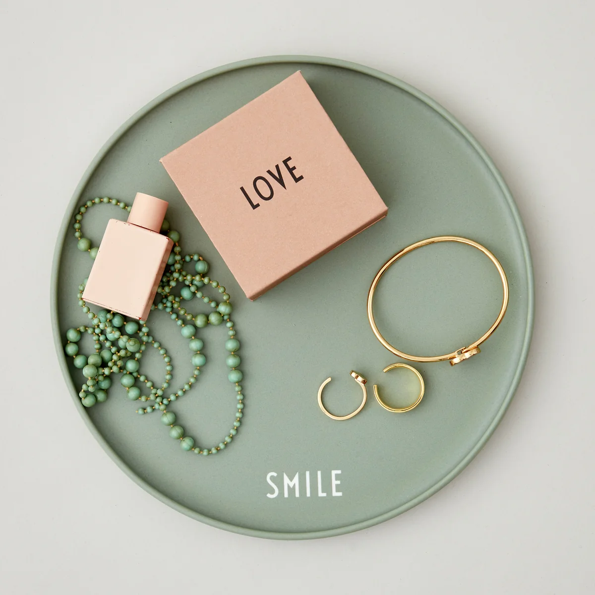 Design Letters - AJ Favourite Porzellan Teller, Love / lavendel