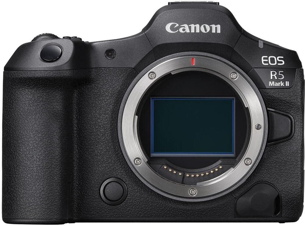 Canon EOS R5 Mark II Mirrorless Camera | 45MP Full Frame Sensor 8K Video Recording | Advanced IBIS Autofocus for Professional Creators (6536C002) + Canon RF 70-200mm Lens + Adapter EF-EOS R + More