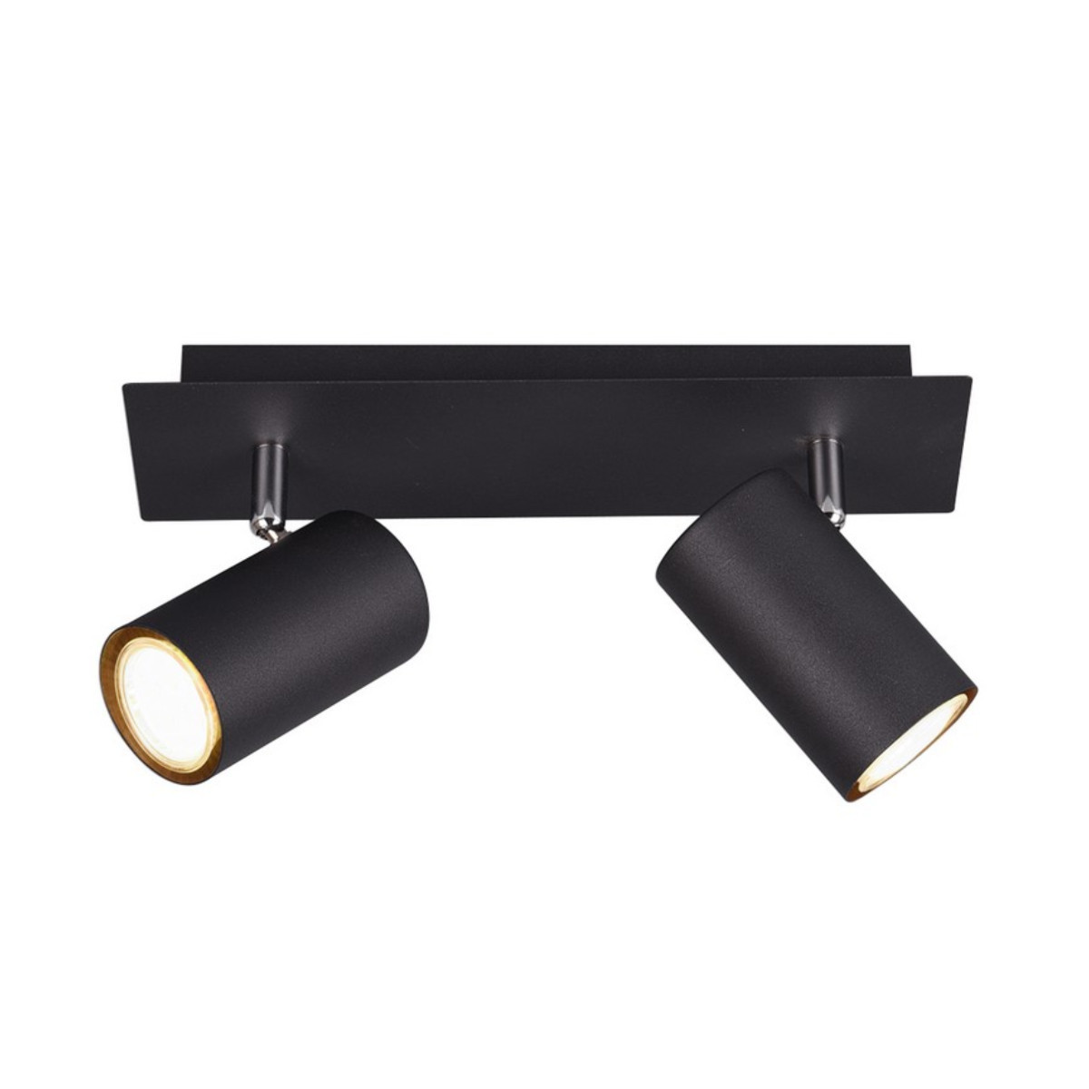 Spot listwa czarny-chromowany MARLEY2xGU10x35W wym:15x30x9cm IP20 Trio