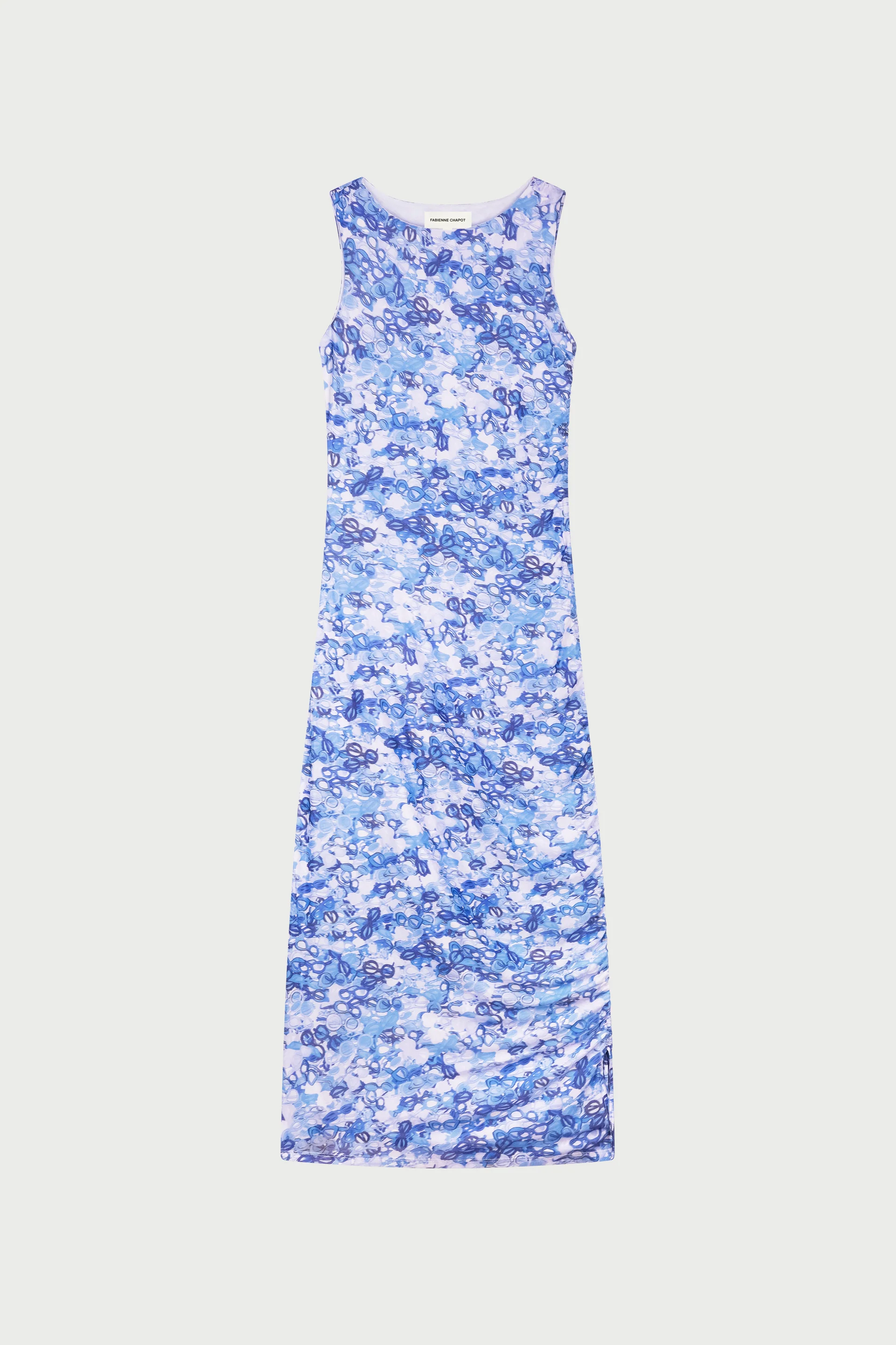 Zina dress | Blue/Cosy White