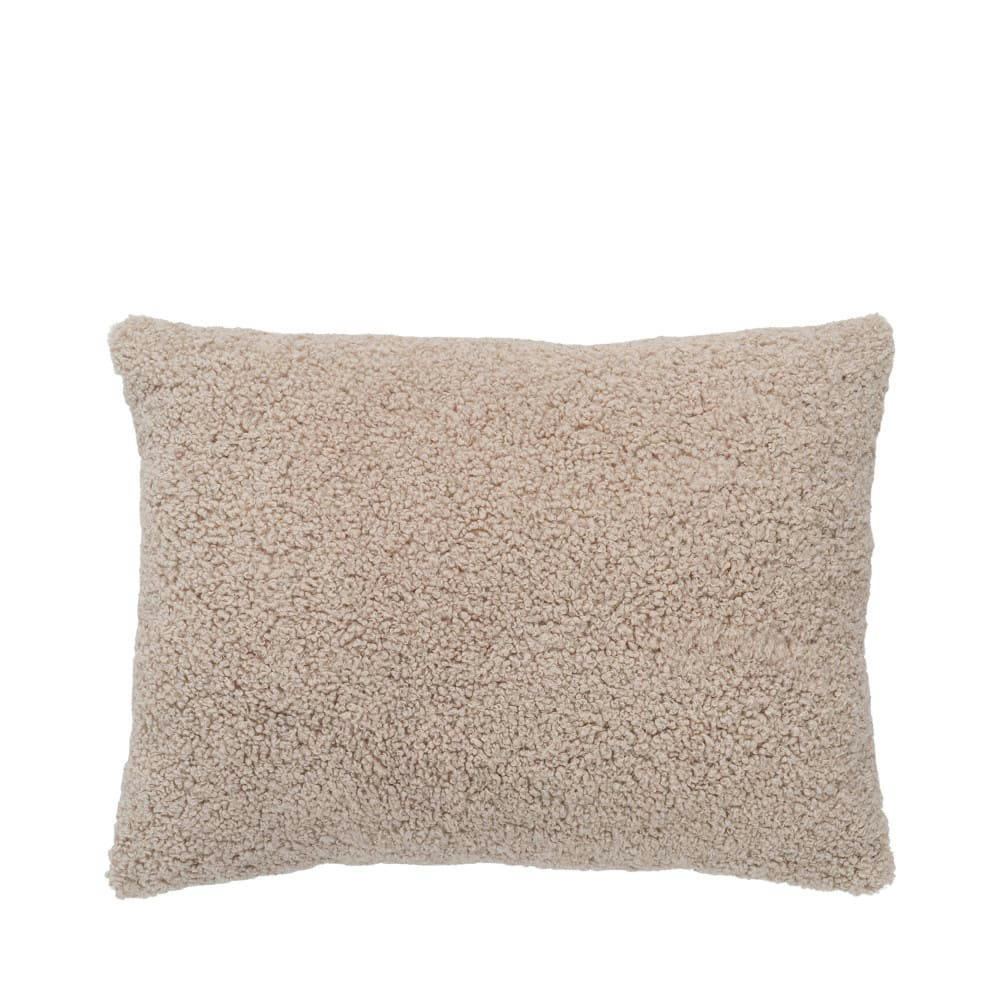 TAVIRA - Coussin en bouclette 45x60cm sable