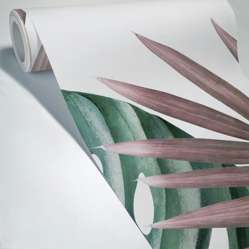 VOLUPTE - Papier Peint Panoramique L240xH270cm Multicolore Végétal