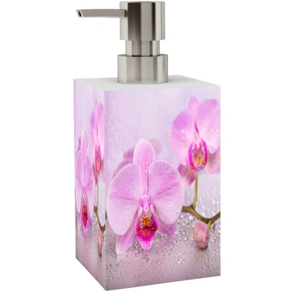 Bad-Accessoire-Set »Blooming«, Rosa, Rechteckig