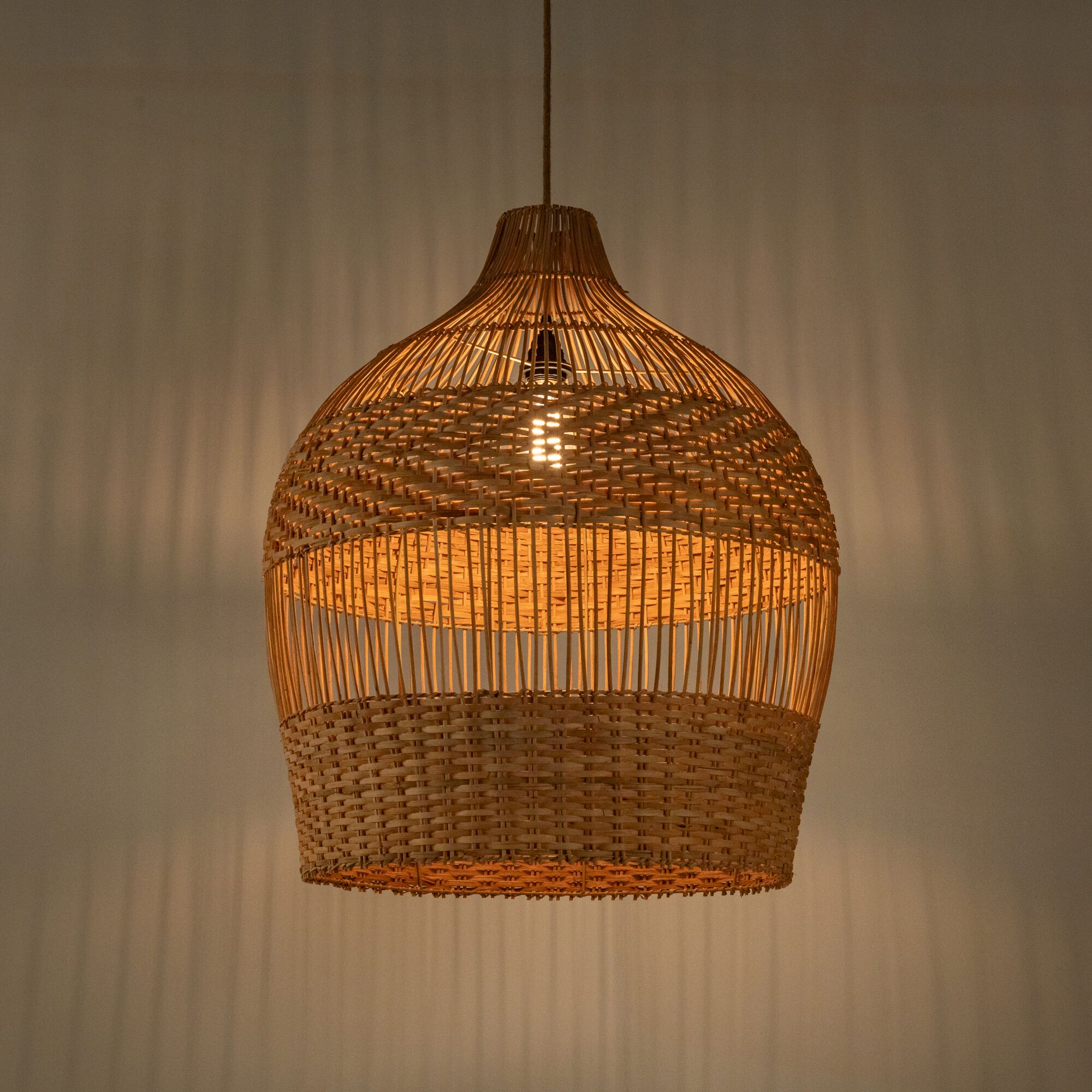 YUNA - Suspension non électrifiée en rotin D60cm - naturel