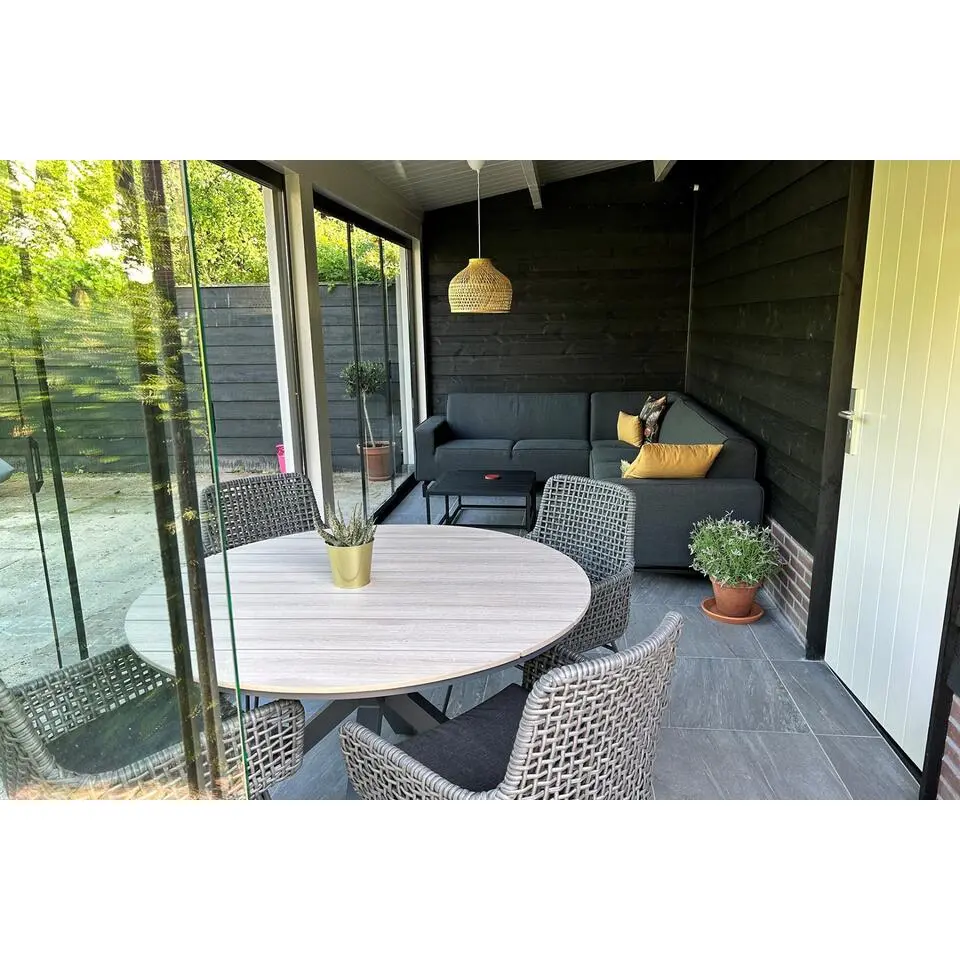 VDG Boavista/Royalty Sunbrella loungeset - Sooty - 5-delig - rechts