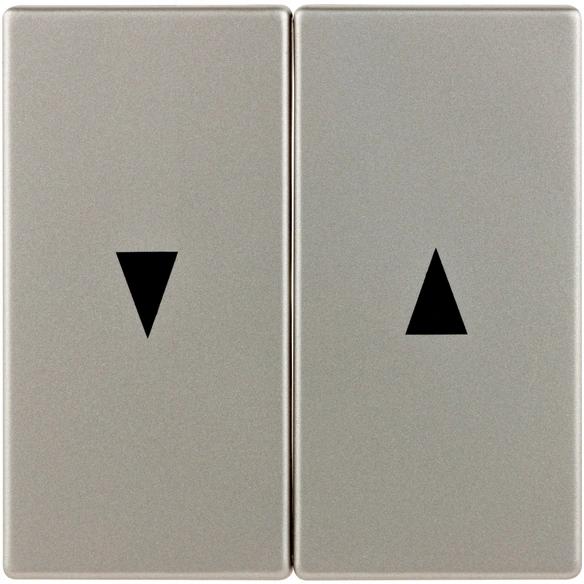 Abdeckung Jalousieschalter, Futura, Platin